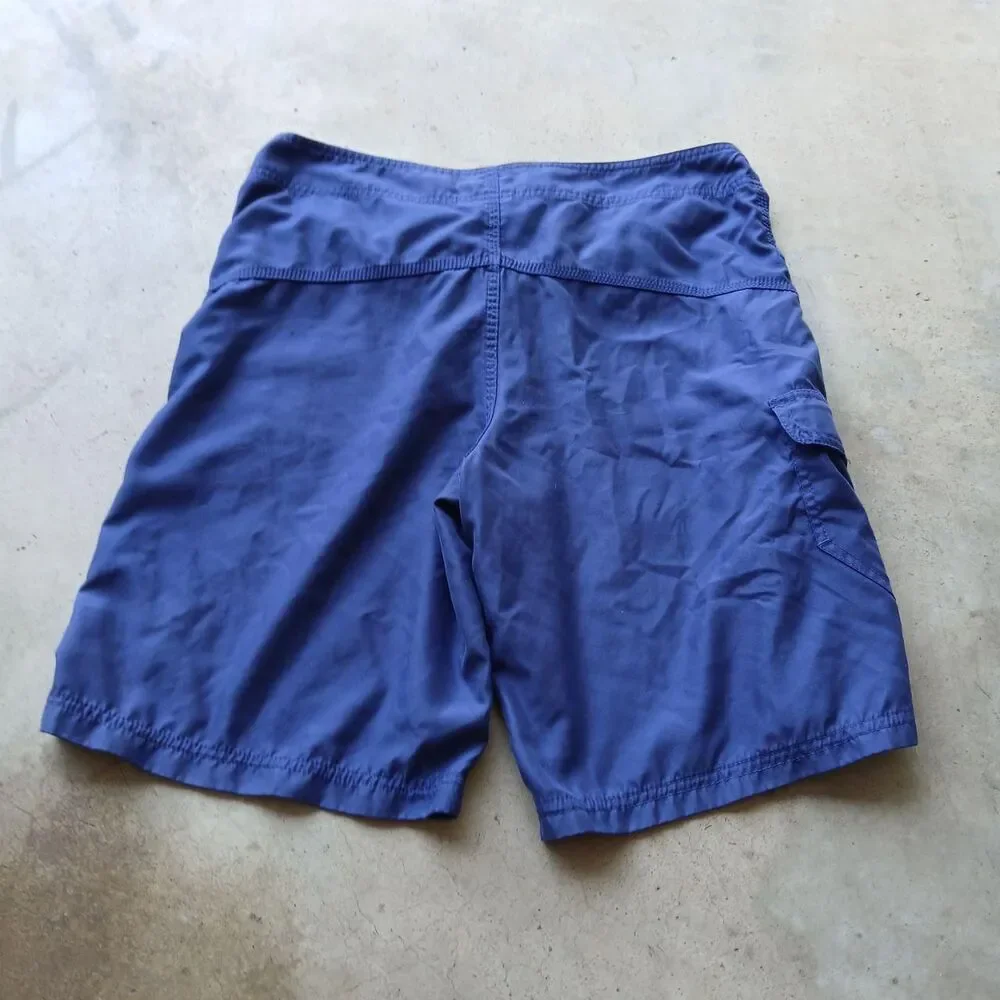 Hurley Men's Navy and Blue Swimsuit-one-piece